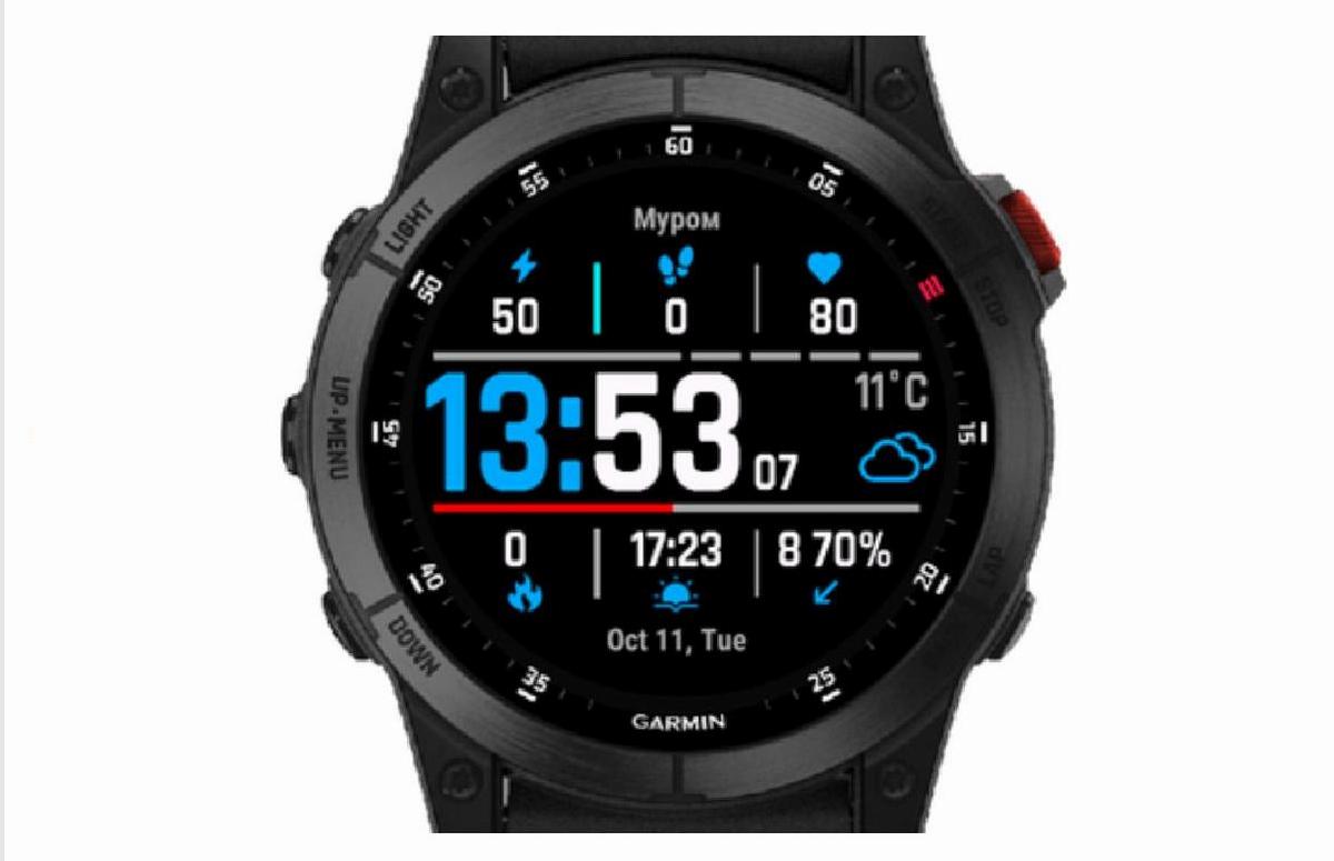 GARMINのWatch Face「Enduro Like Plus」の画像